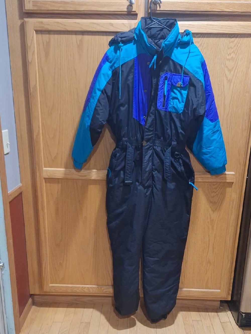 Vintage Child Black Max Active Ski Suit